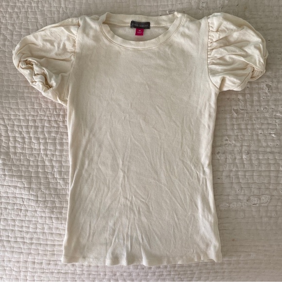 Vince Camuto Puff Sleeve Top - Picture 3 of 5